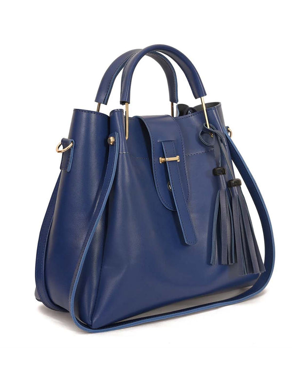 Blue 3 Pieces Handbag