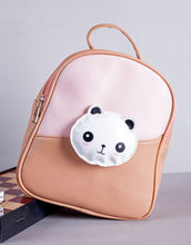 Brown Panda Mini Backpack