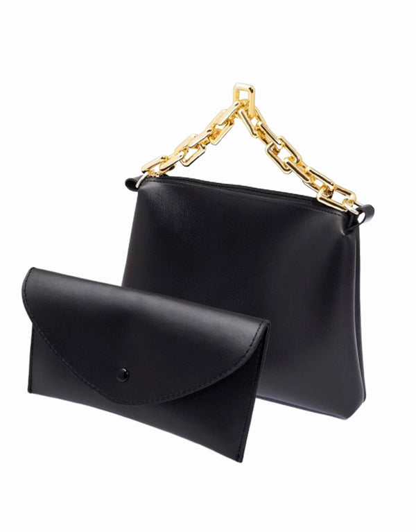 Bloom - Black 2Pieces Handbag
