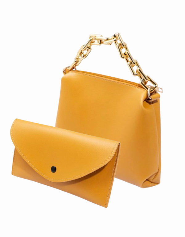 Bloom - Mustard 2Pieces Handbag