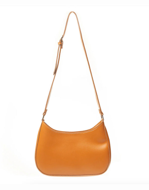 Brown Luna Curve Bag