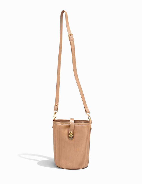Bucket - Beige Shoulder Bag