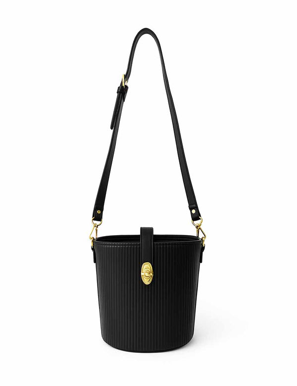 Bucket - Black Shoulder Bag