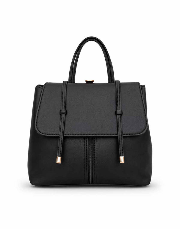 Rangoon Convertible - Black 2 in 1 Handbag
