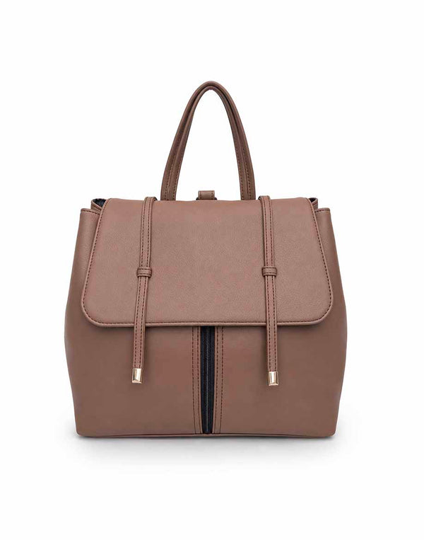 Convertible - Brown 2 in 1 Handbag