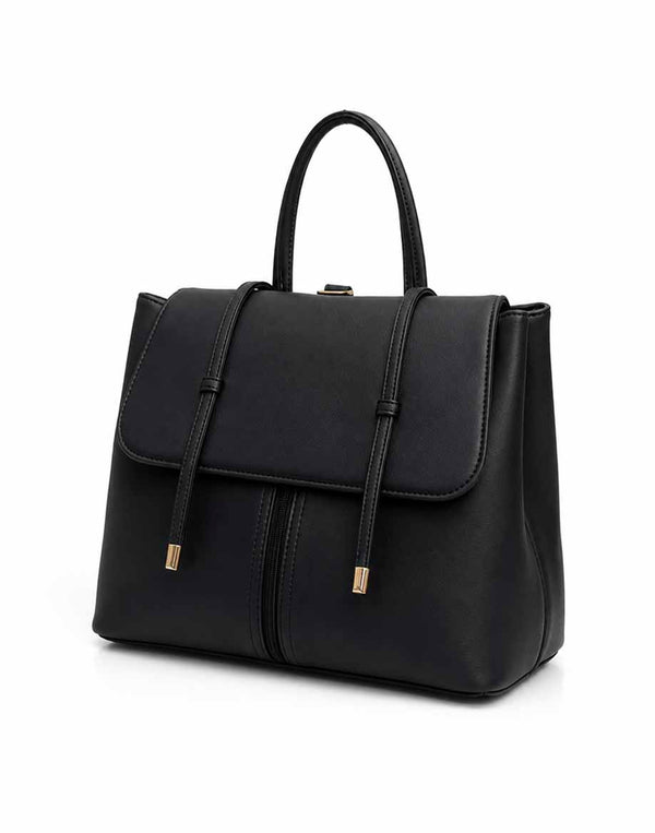 Convertible - Black 2 in 1 Handbag