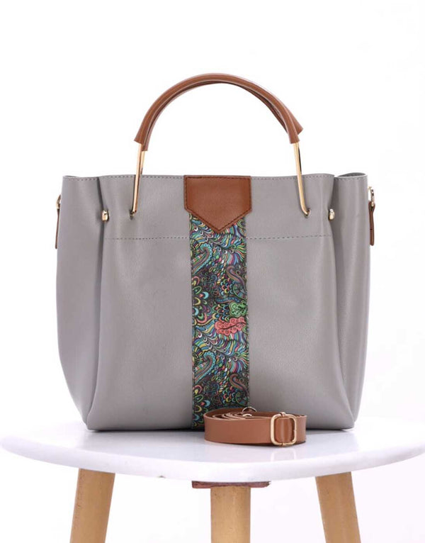 Delight - Grey 4 Pieces Handbag