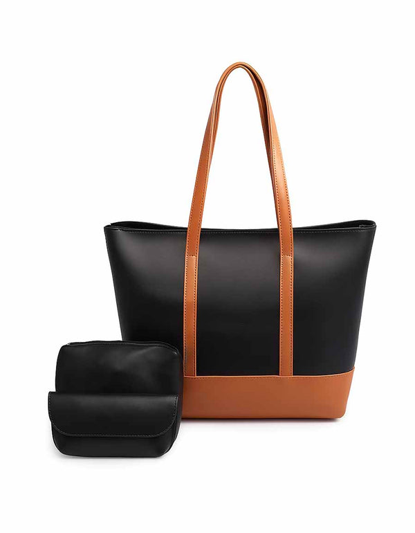 Fiora - Black 3 Pieces Handbag