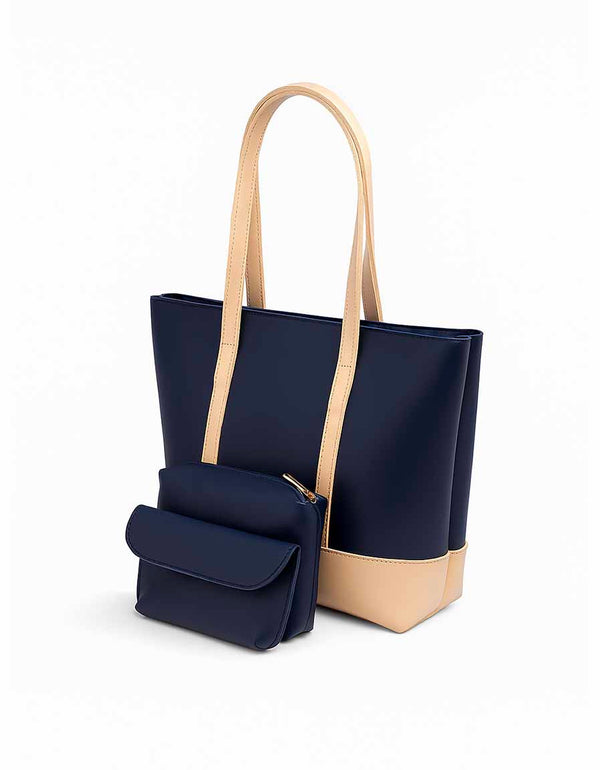Fiora - Blue 3 Pieces Handbag