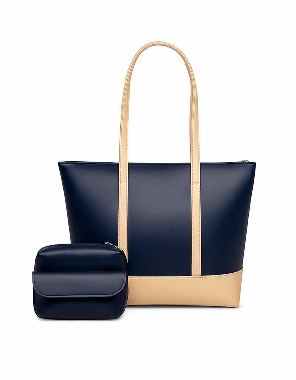 Fiora - Blue 3 Pieces Handbag