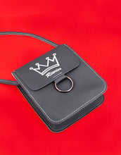 Grey Crown Mobile Pouch Bag