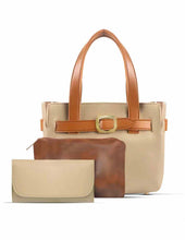 Kora - Beige 3 Pieces Handbag