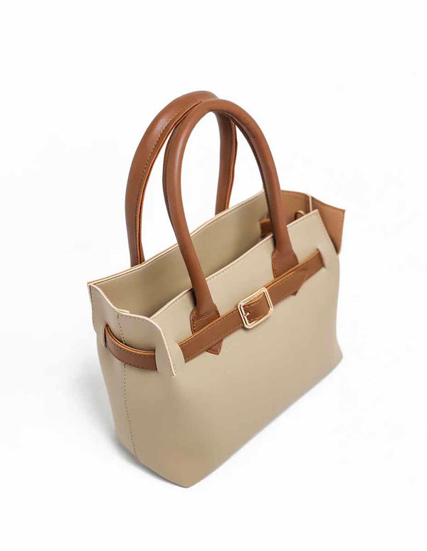 Kora - All Beige 3 Pieces Handbag