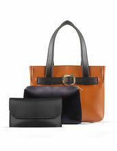 Kora - Brown 3 Pieces Handbag