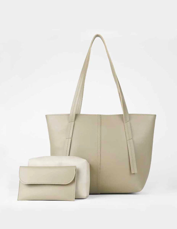 Mira - Beige 3 Pieces Handbag