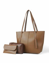 Mira - Brown 3 Pieces Handbag