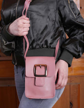 Pink Buckle Flip Bag