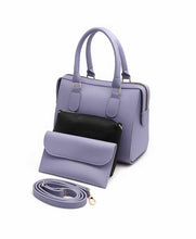Purple Opal 3 Pieces Handbag