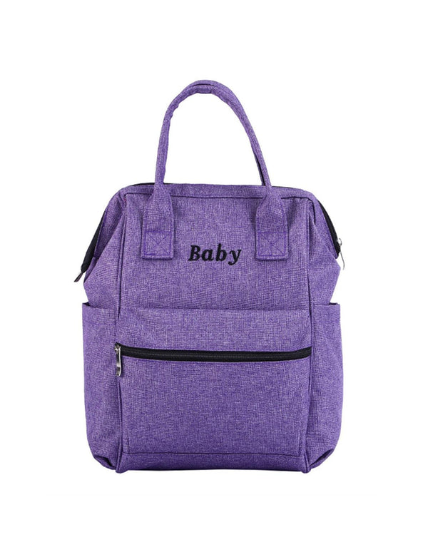 Purple Mommy Baby Backpack