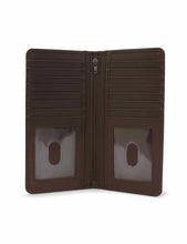 VALOR - Brown Long Leather Wallet