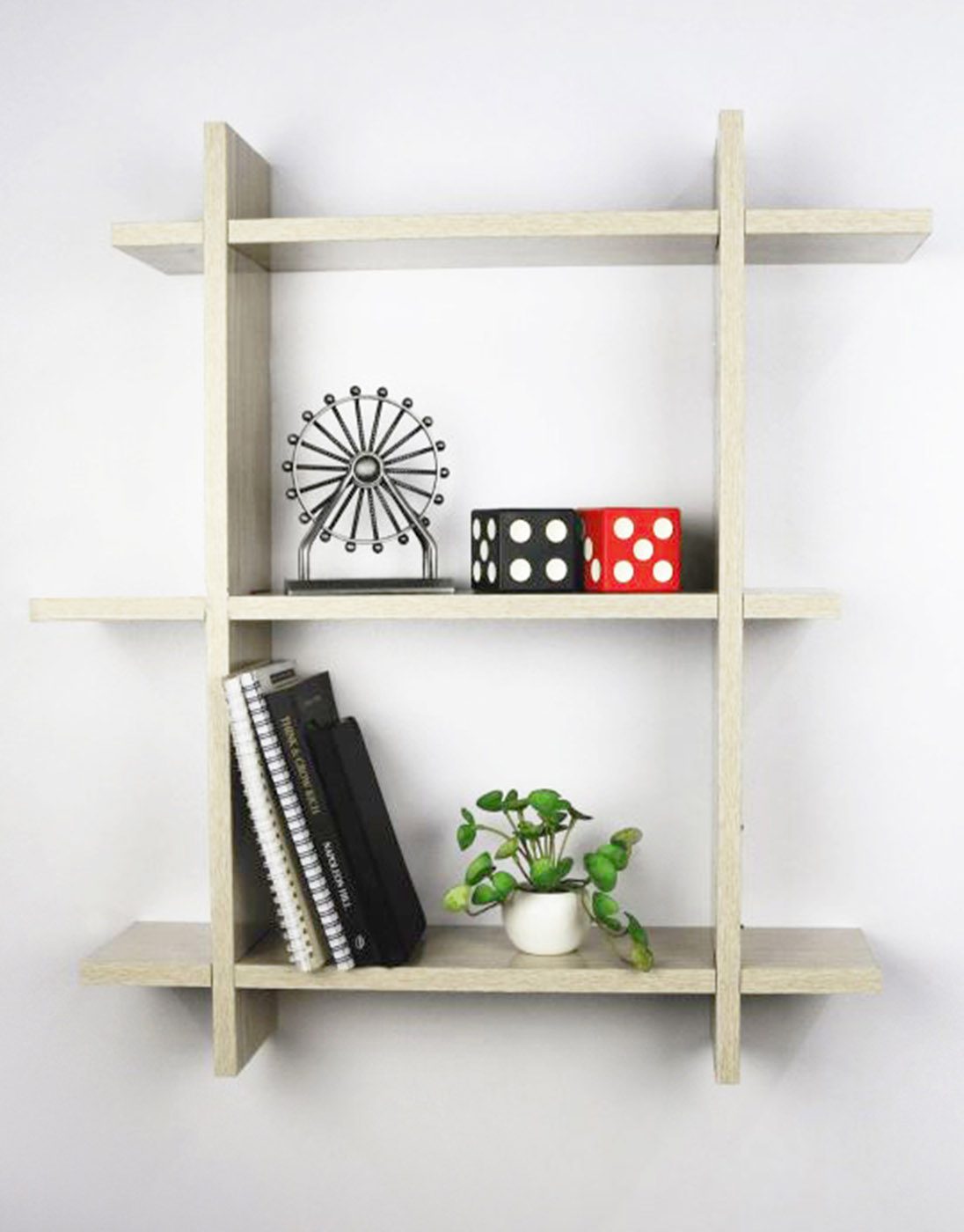 White Floating Book Wall Shelve